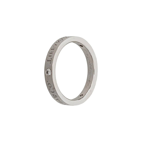Tiffany & Co. Platinum 950 Silver Ring EU 48