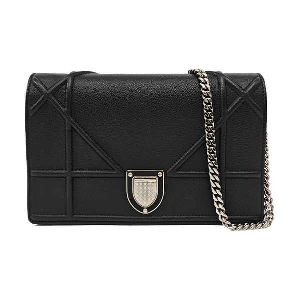 Diorama Cannage Calfskin Black