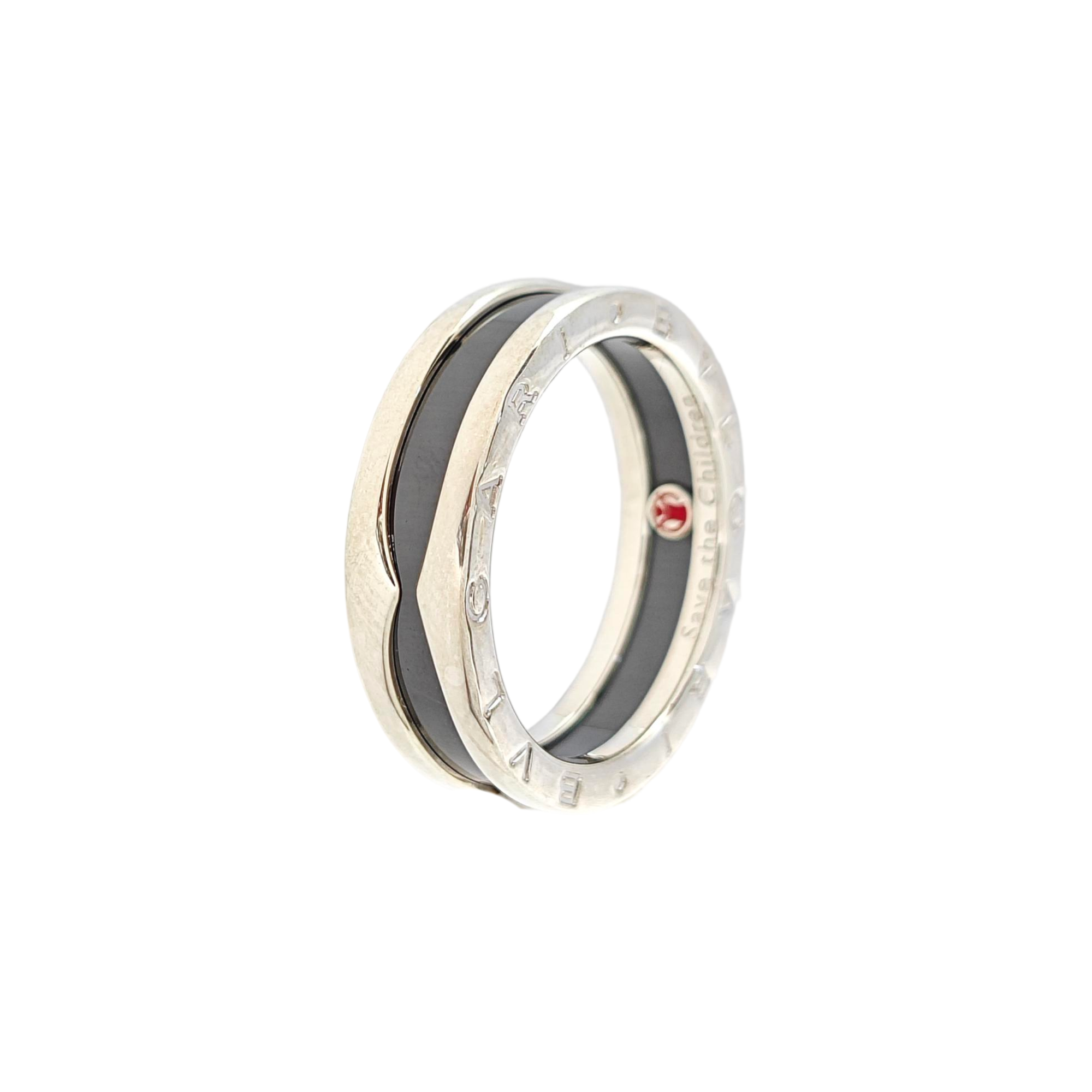 B.ZERO1 925 Sterling Silver Ring EU 62