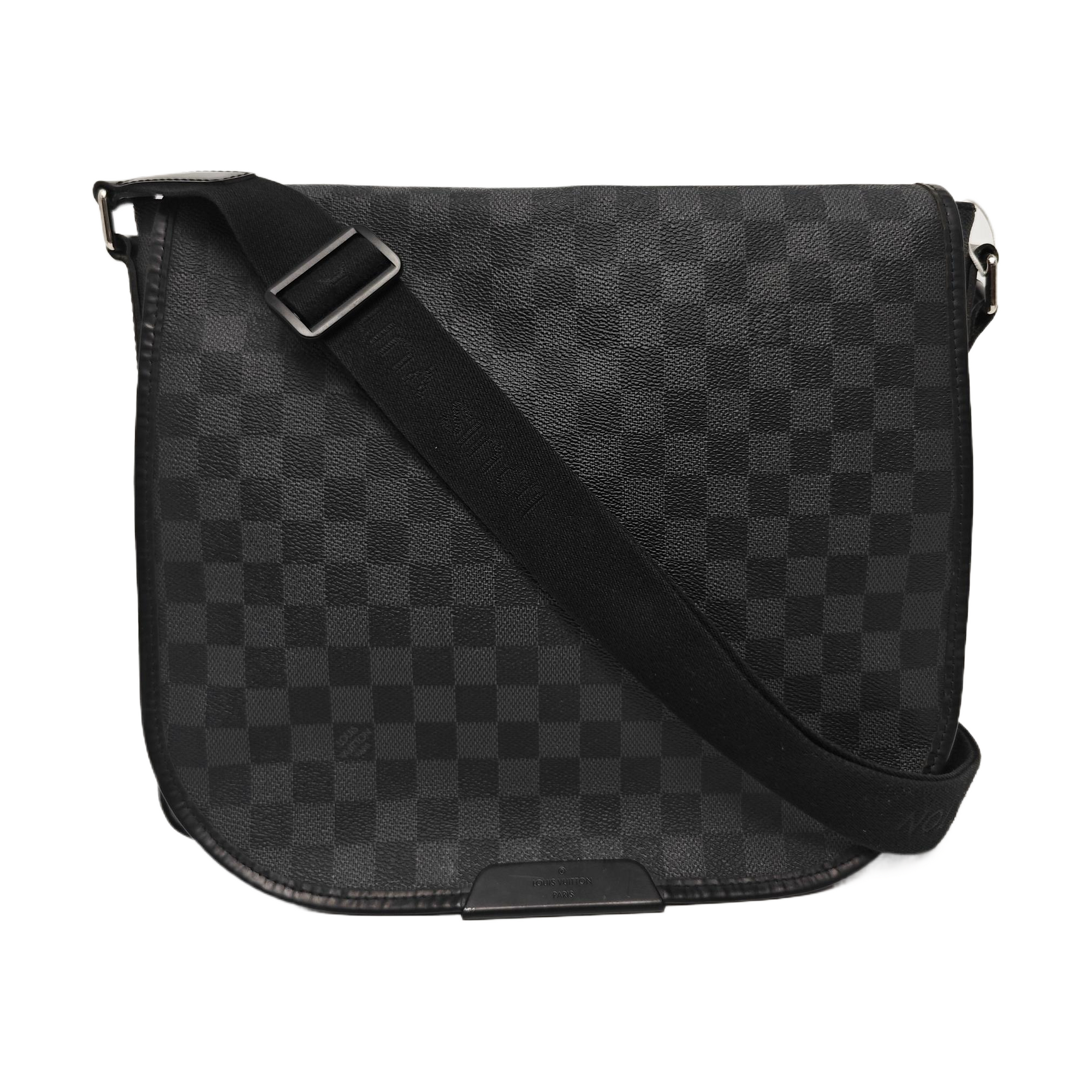 DANIEL Damier Graphite Coated Canvas Gray