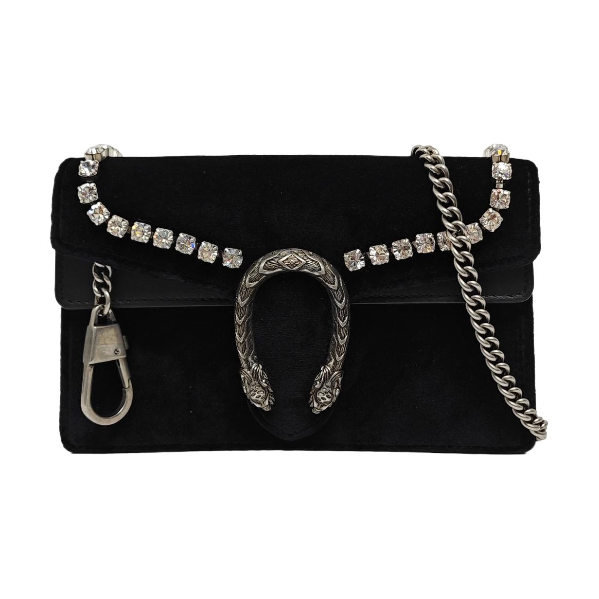 Dionysus Super Mini Velvet Black