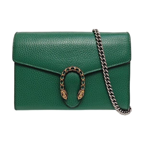 Authenticated pre-owned  Dionysus Mini Calfskin Green - Shoulder Bag at Looply