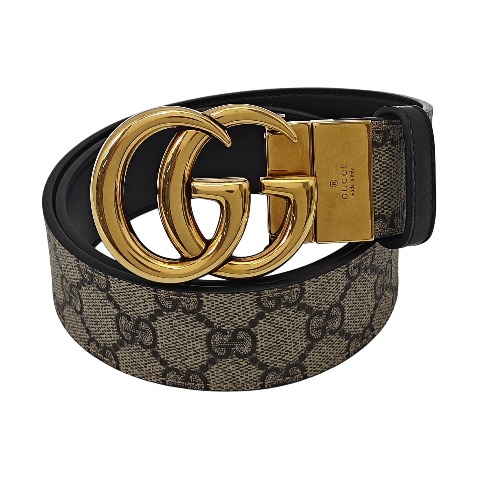Leather Belt Beige