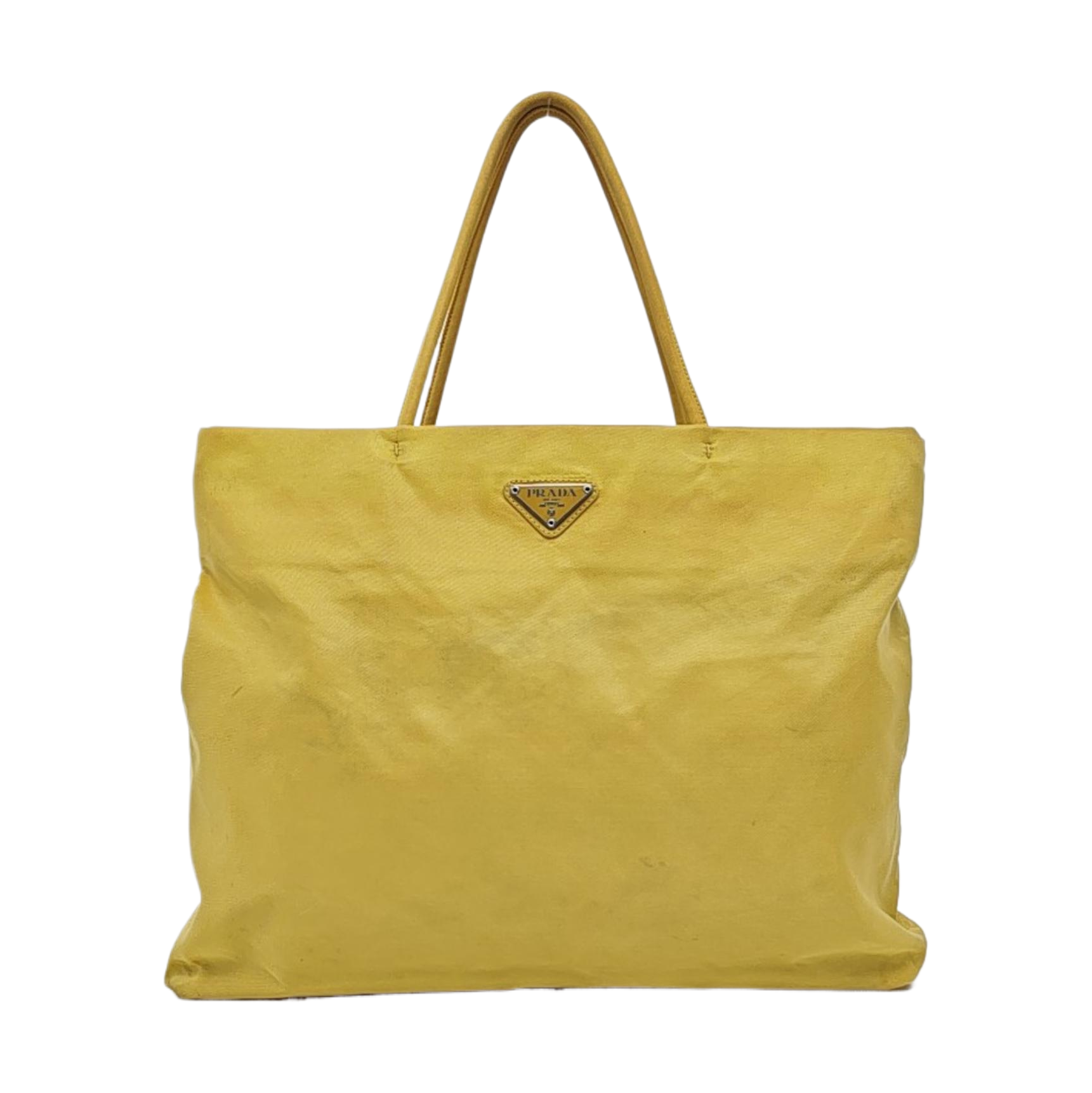 Nylon Tote Bag Yellow