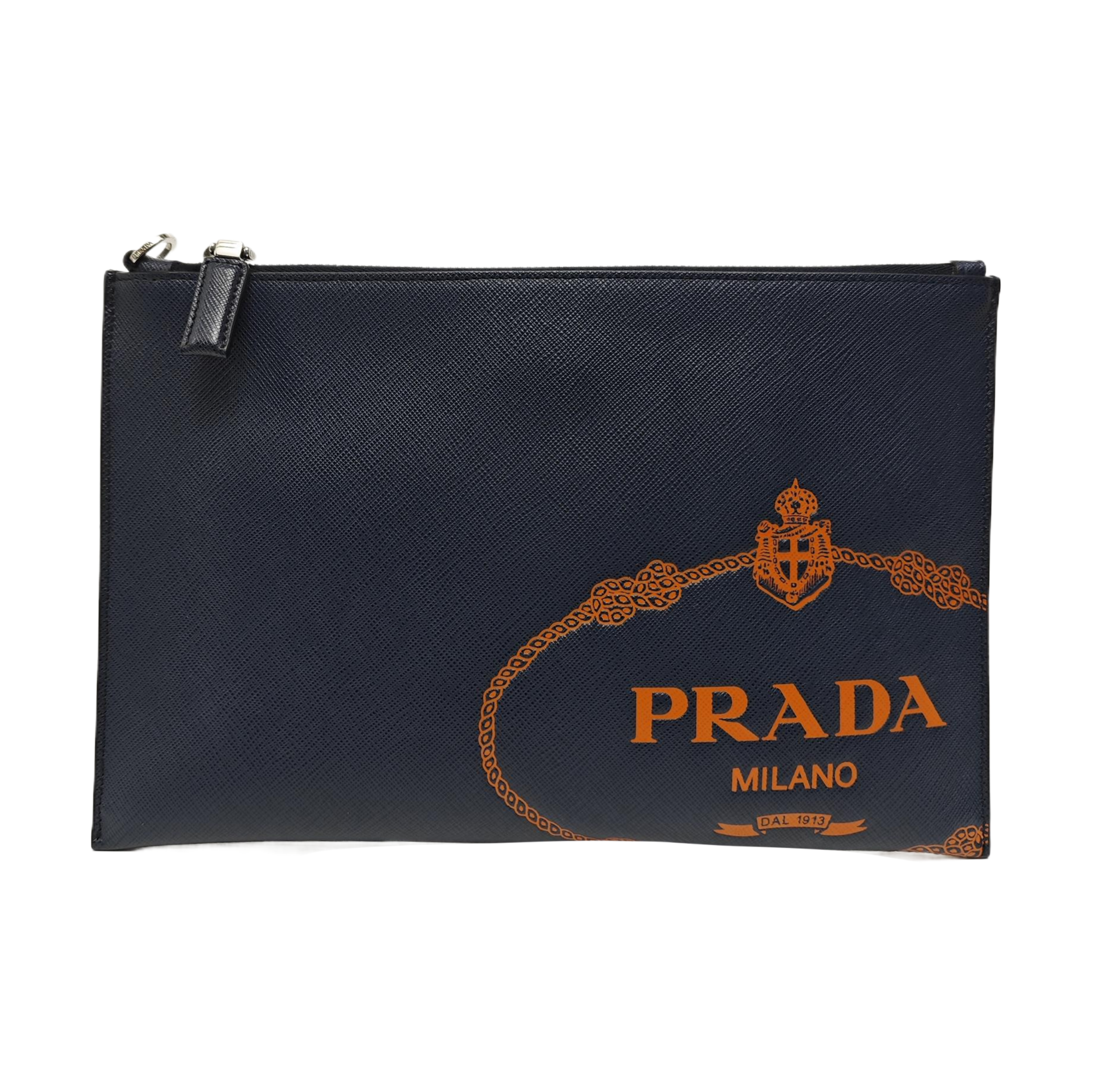 Calfskin Clutch Blue