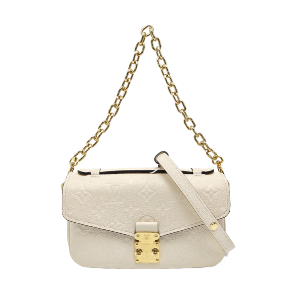 MÉTIS EAST WEST Monogram Calfskin Beige