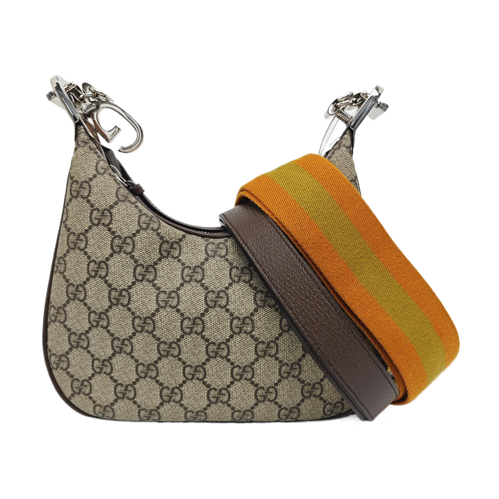 Monogram Coated Canvas Shoulder Bag Beige