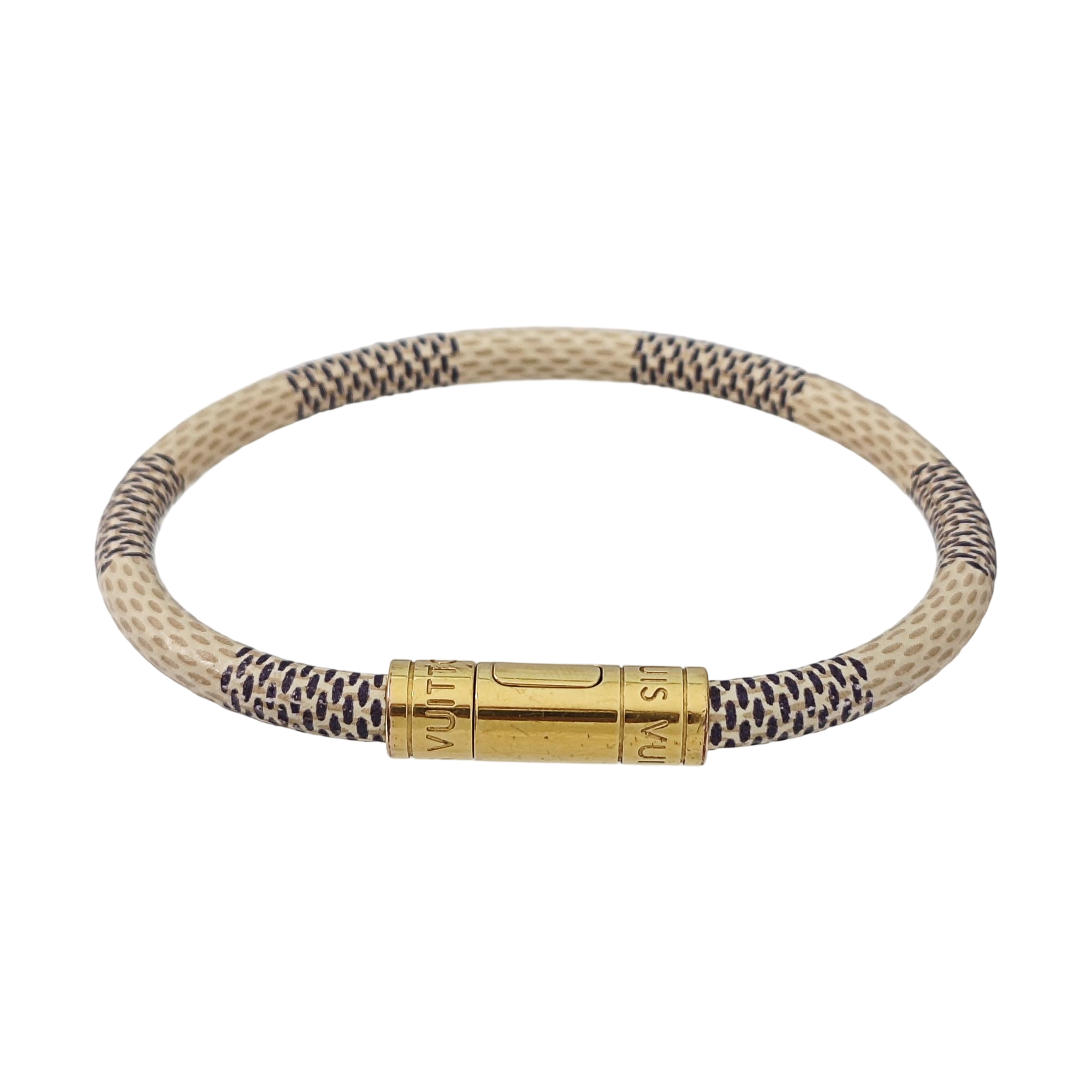 KEEP IT Coated Canvas White Bangle
