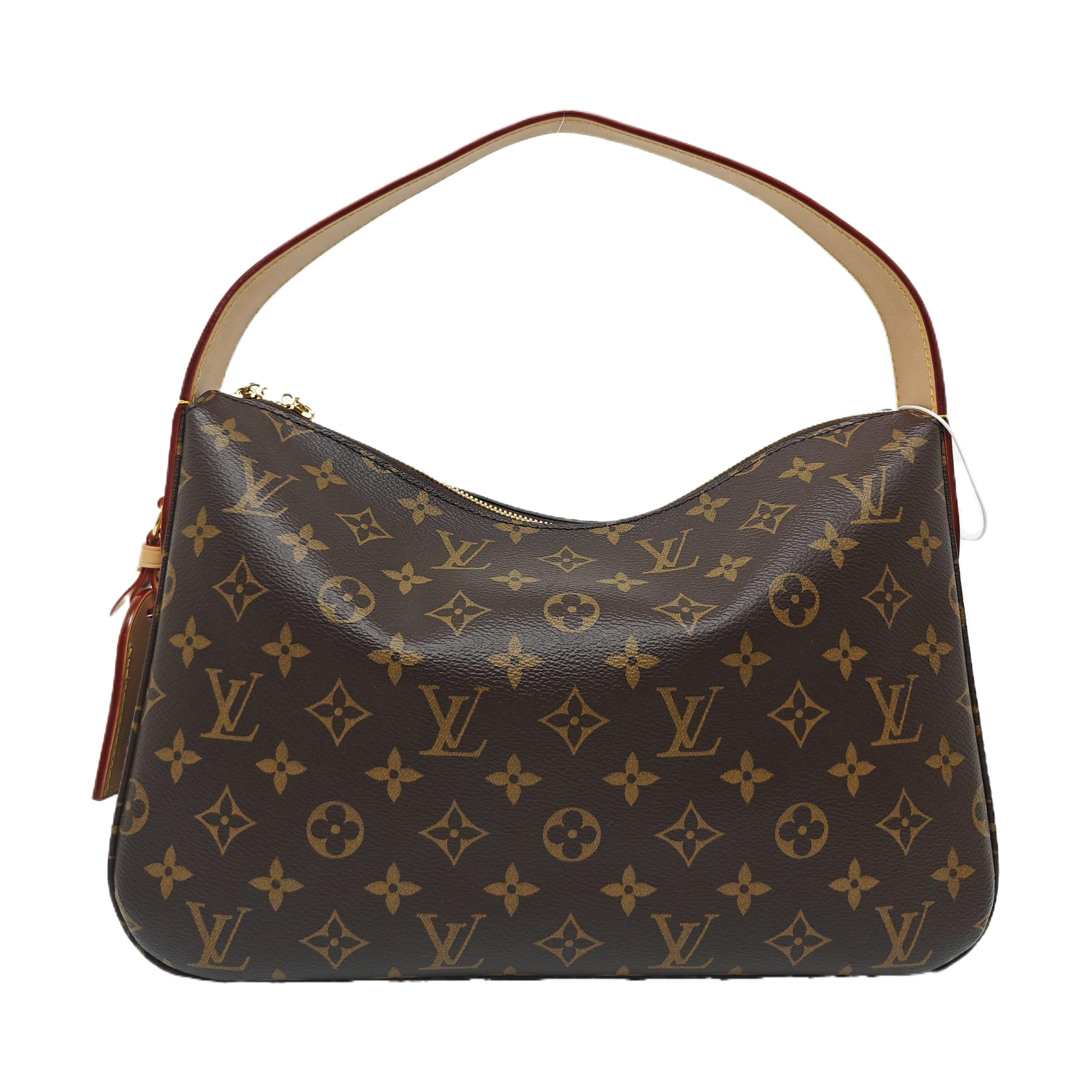 SLOUCHY PM Monogram Coated Canvas Brown