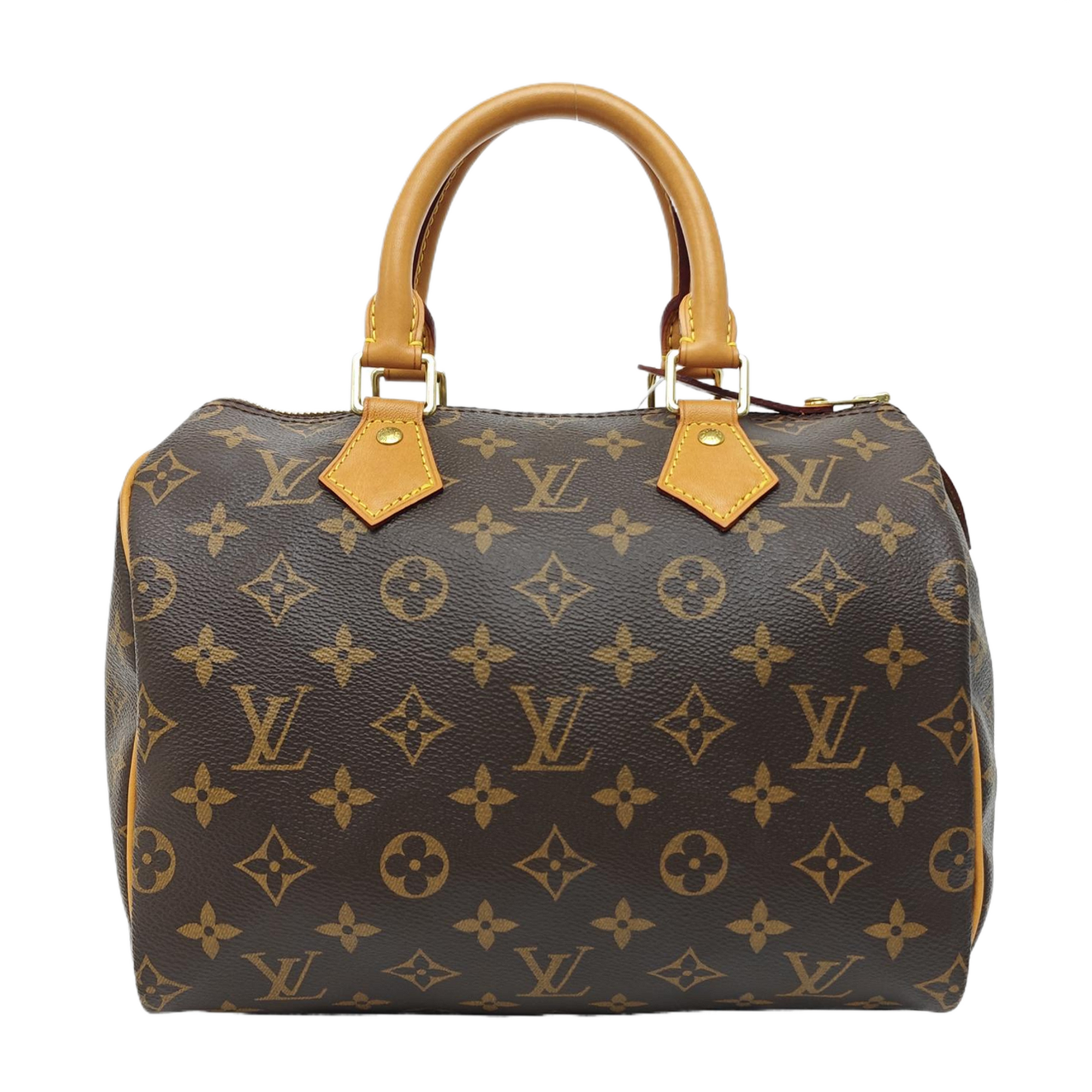 SPEEDY 25 Monogram Coated Canvas Brown