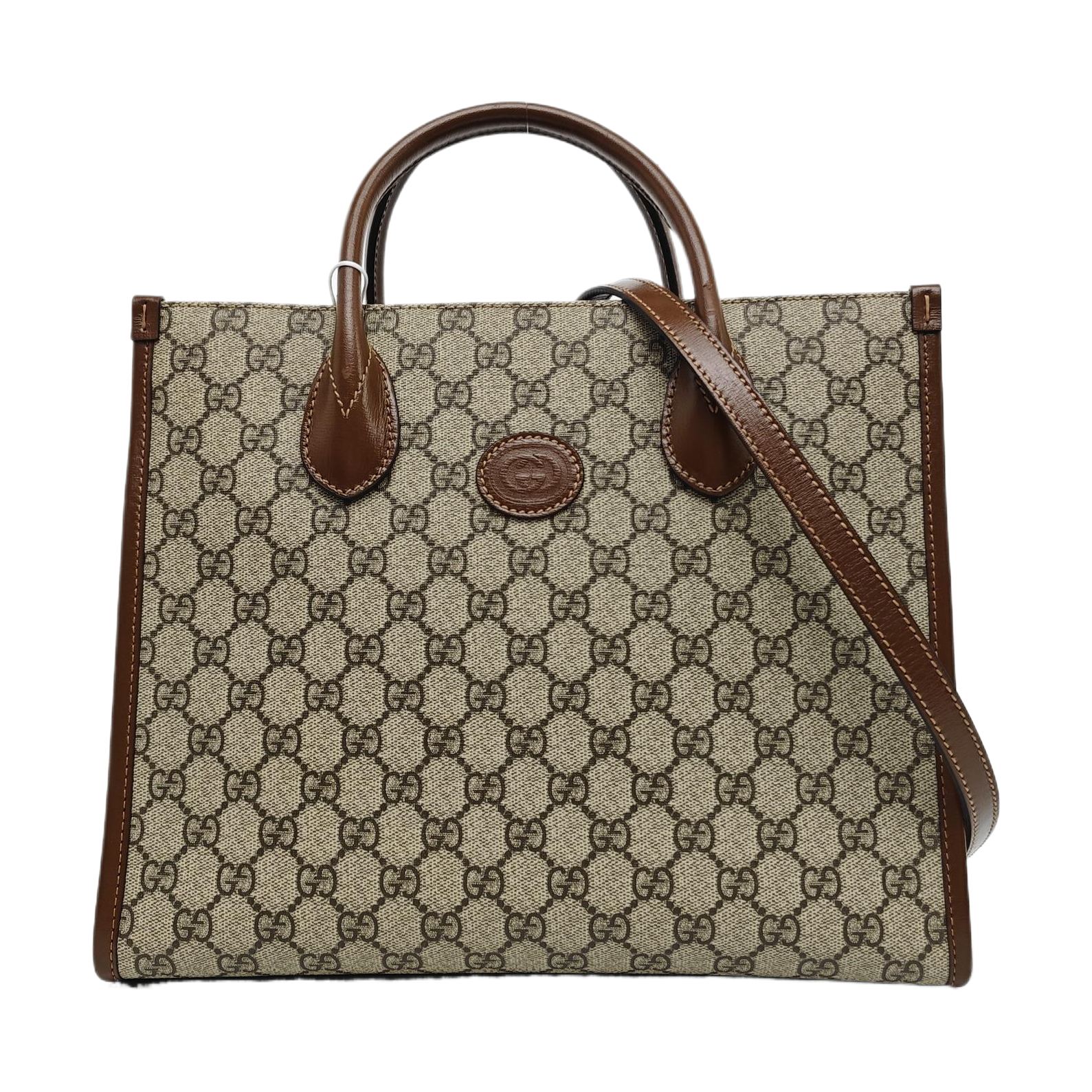 Retro Small Monogram Coated Canvas Brown