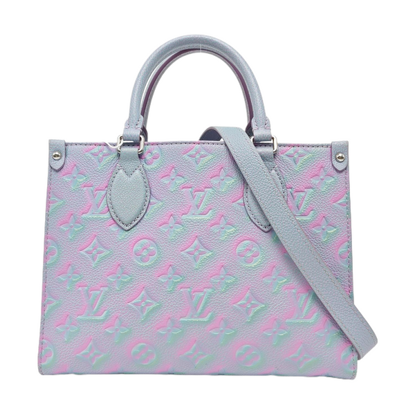 ONTHEGO PM Monogram Calfskin Blue