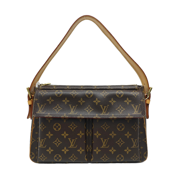 VIVA CITE Monogram Coated Canvas Brown