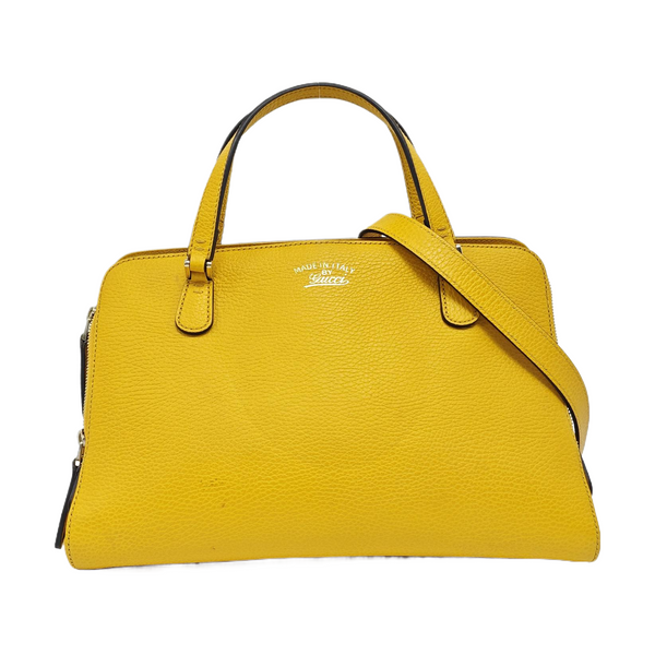 Calfskin Tote Bag Yellow