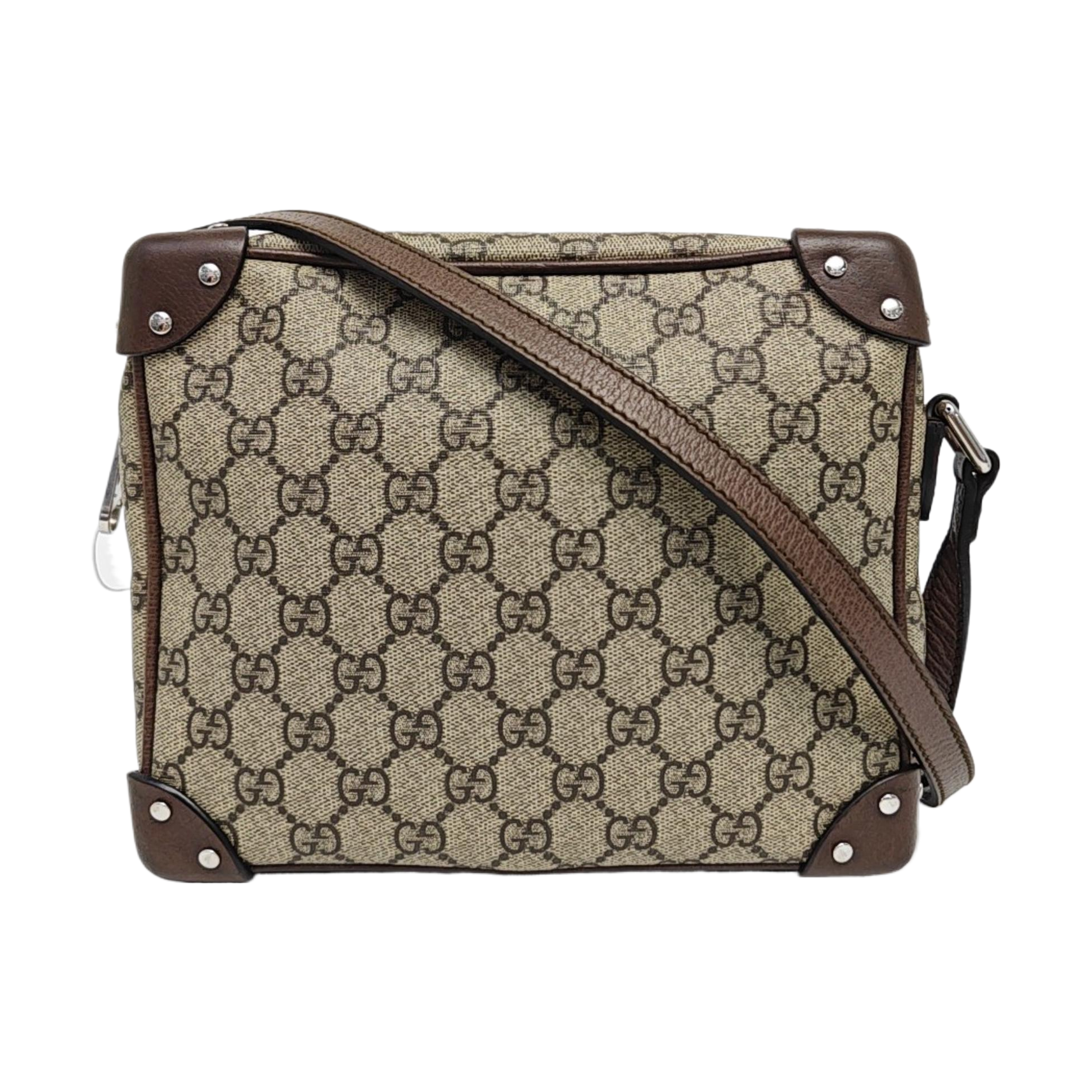 Trunk Monogram Coated Canvas Brown