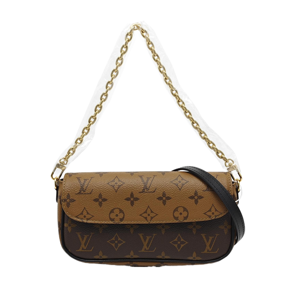IVY Monogram Coated Canvas Brown