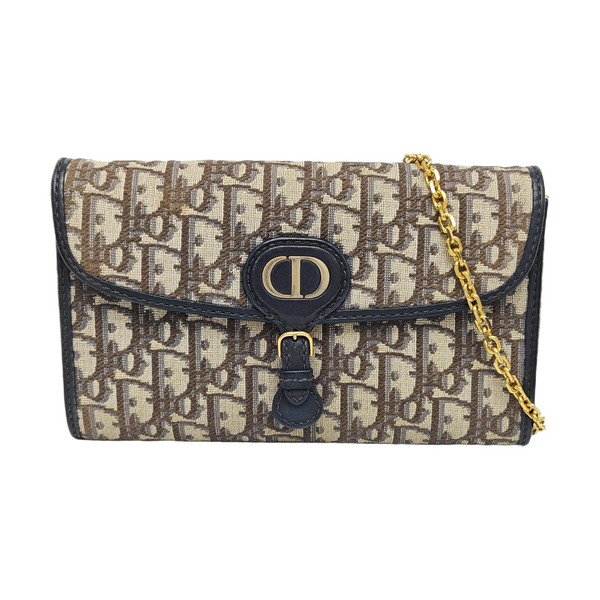 Bobby Medium Oblique Canvas Beige