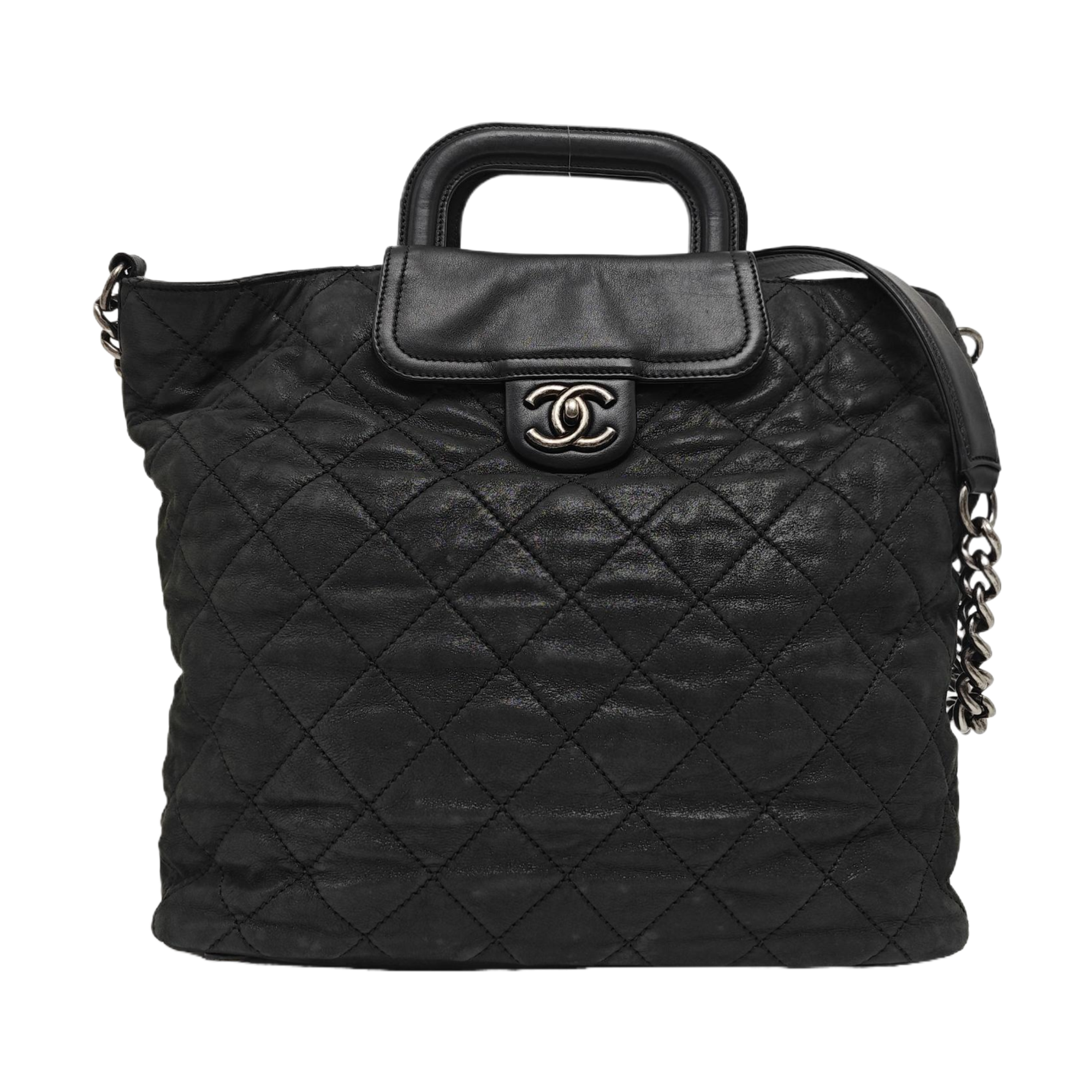 HAMPTONS CC Quilted Calfskin Green