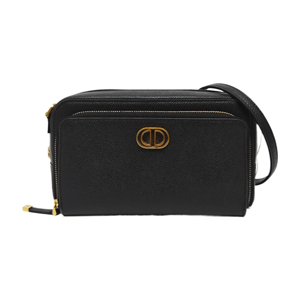 Calfskin Shoulder Bag Black