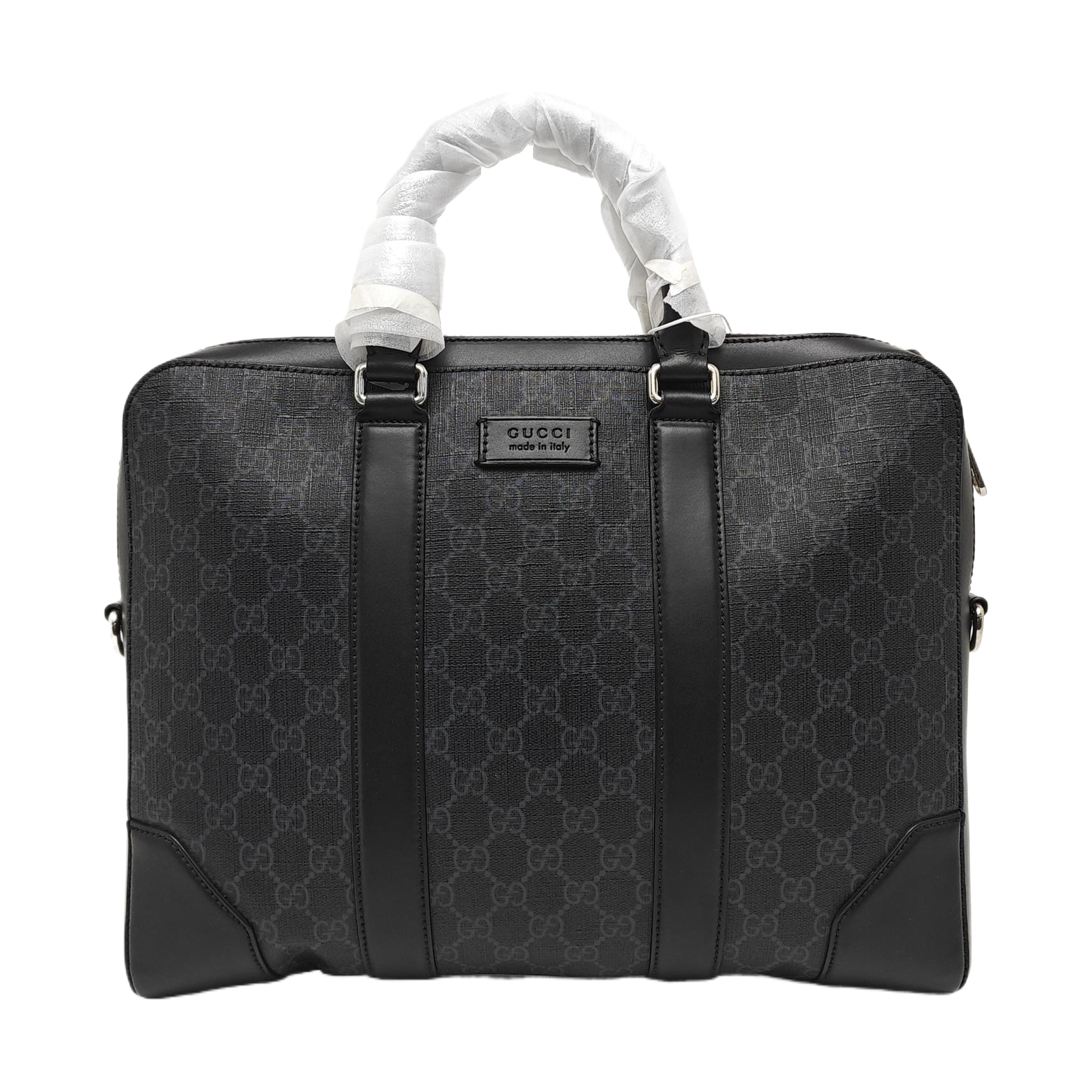 GG Imprime Monogram Coated Canvas Black
