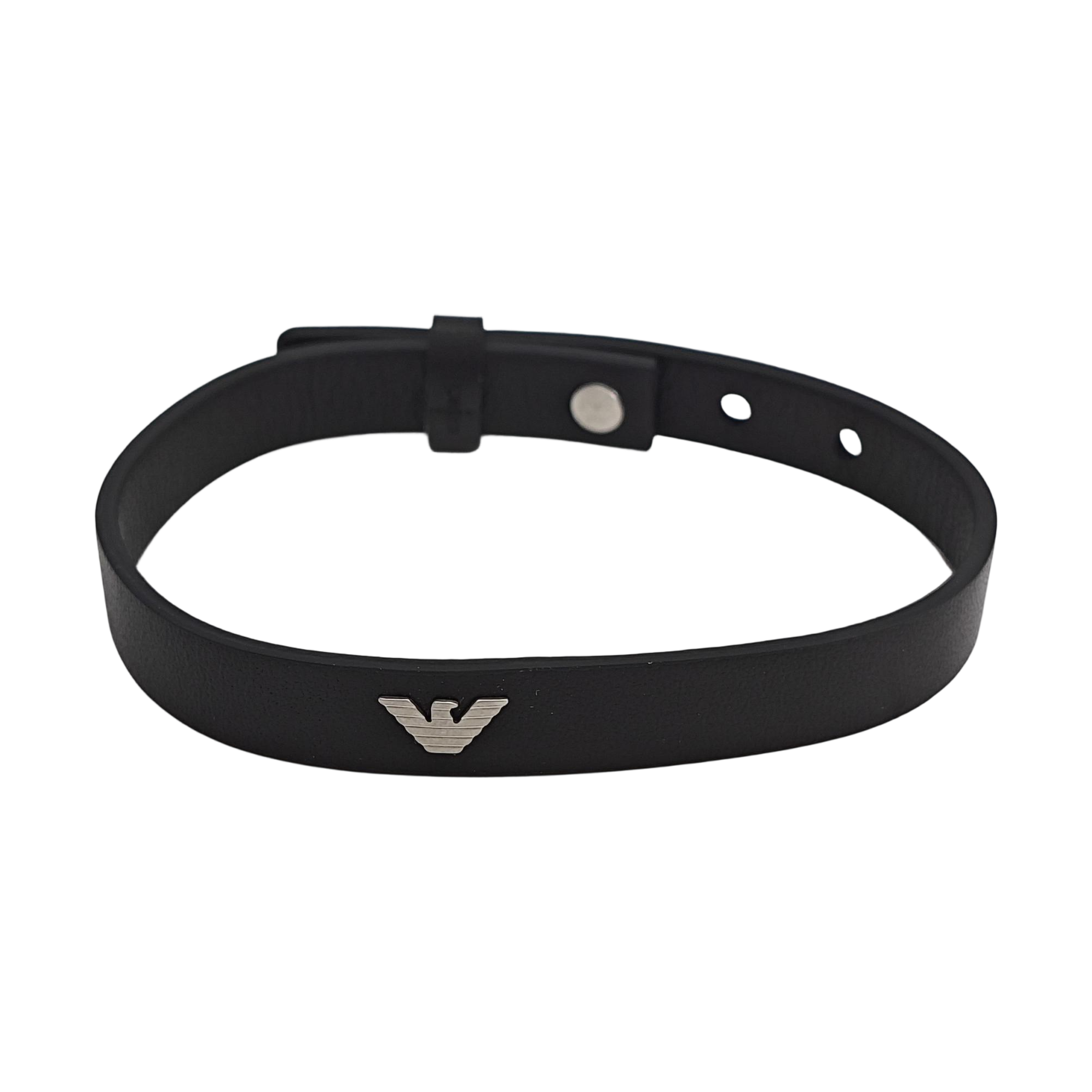 Leather Black Bangle