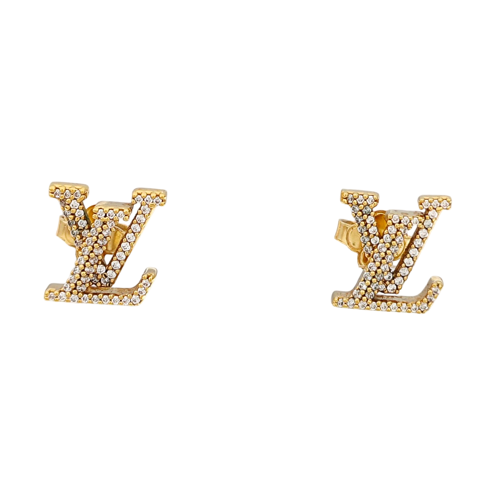 Metal Gold Stud Earrings