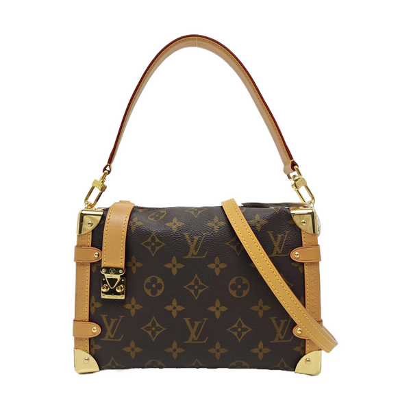 SIDE TRUNK MM Monogram Coated Canvas Brown