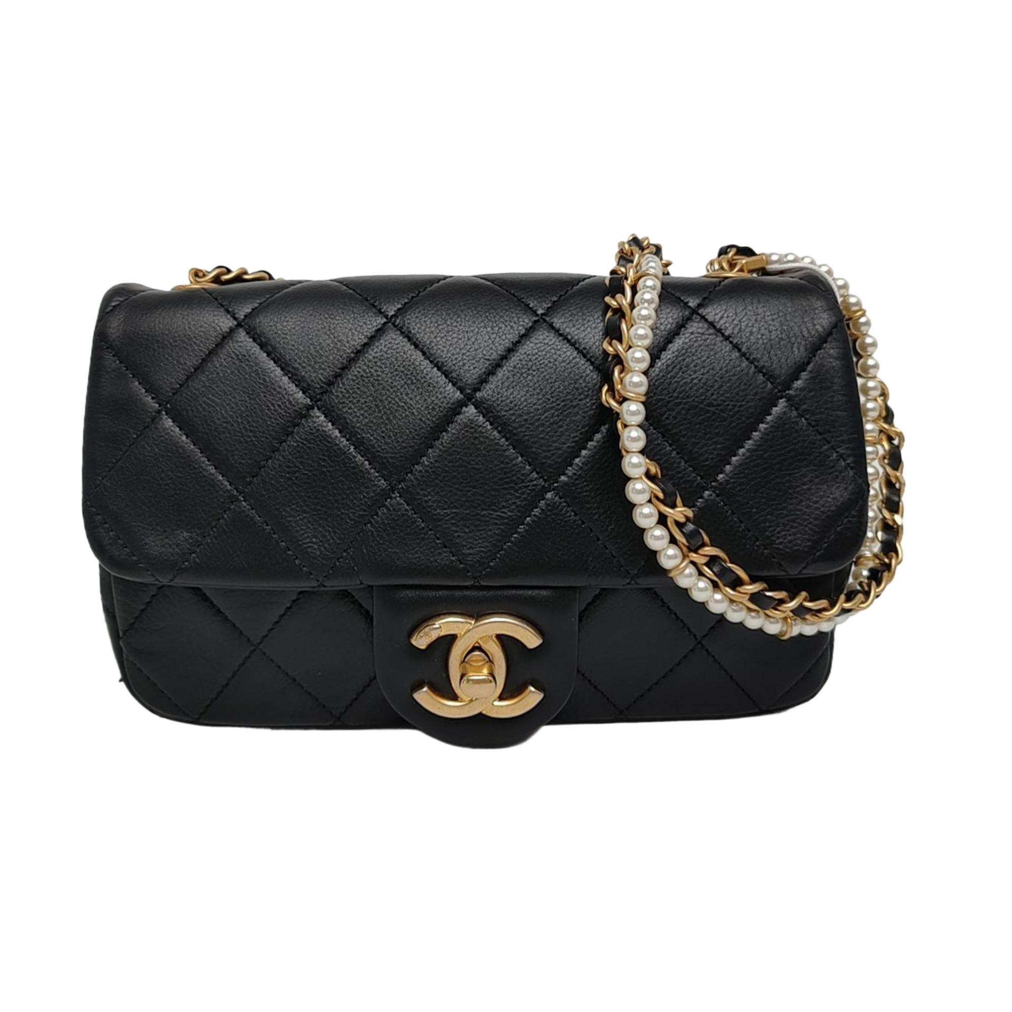 Quilted Calfskin Black