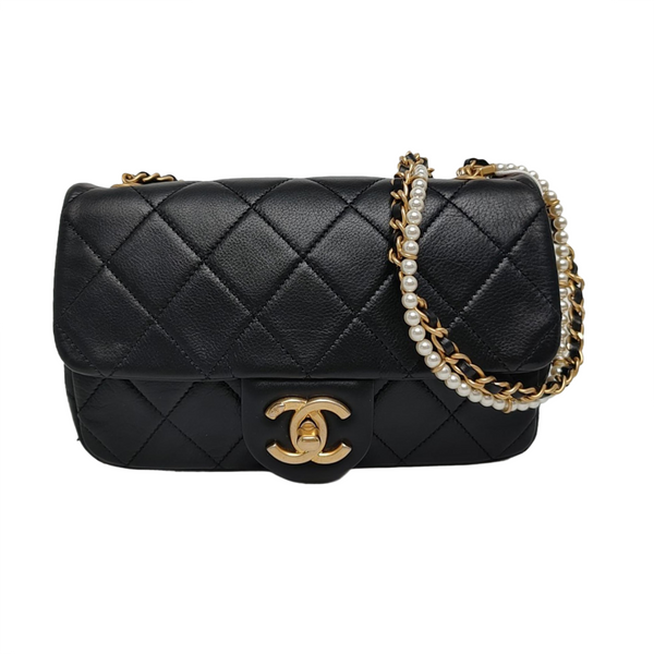 Quilted Calfskin Black