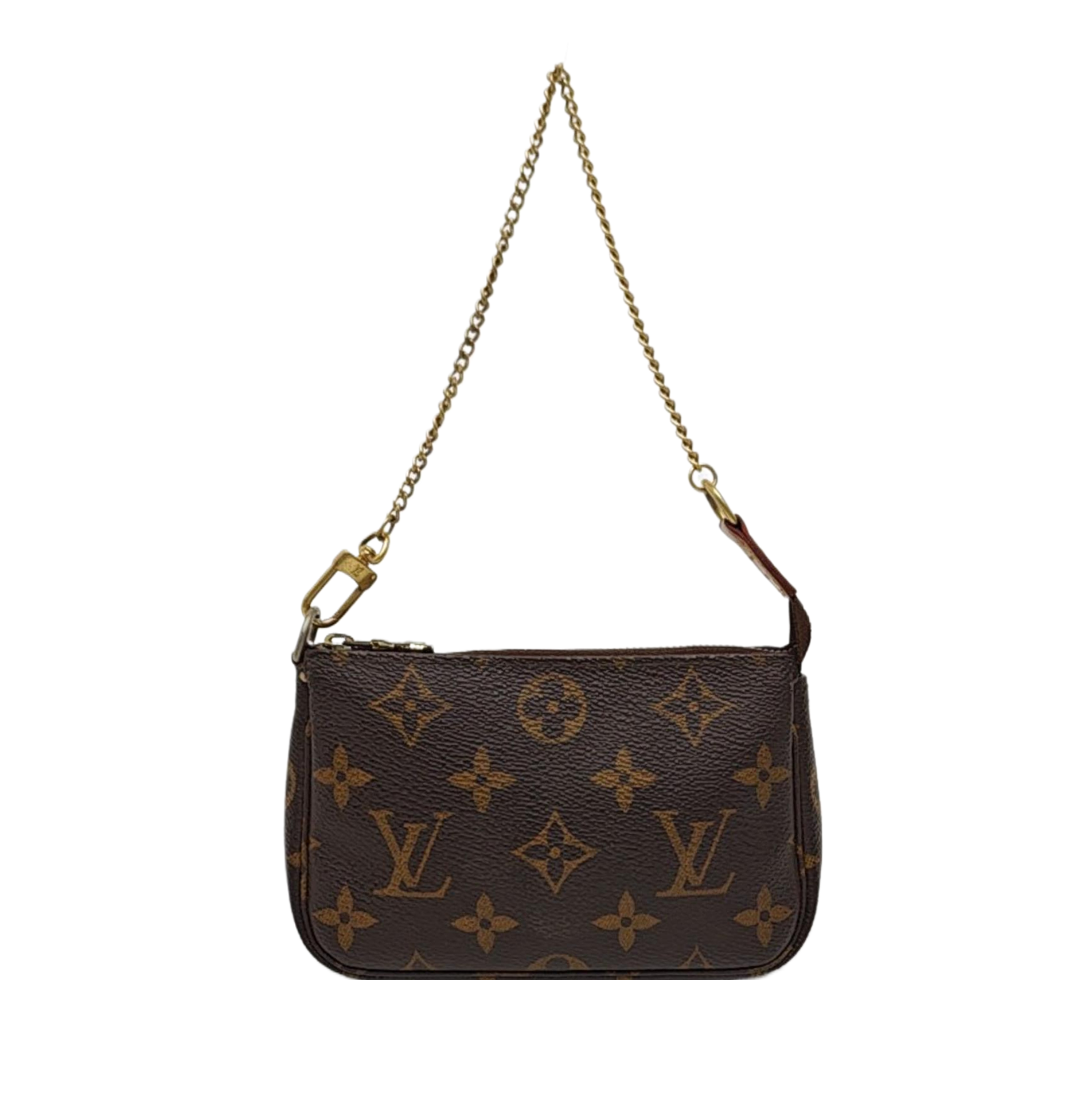 ACCESSOIRES Mini Monogram Coated Canvas Brown