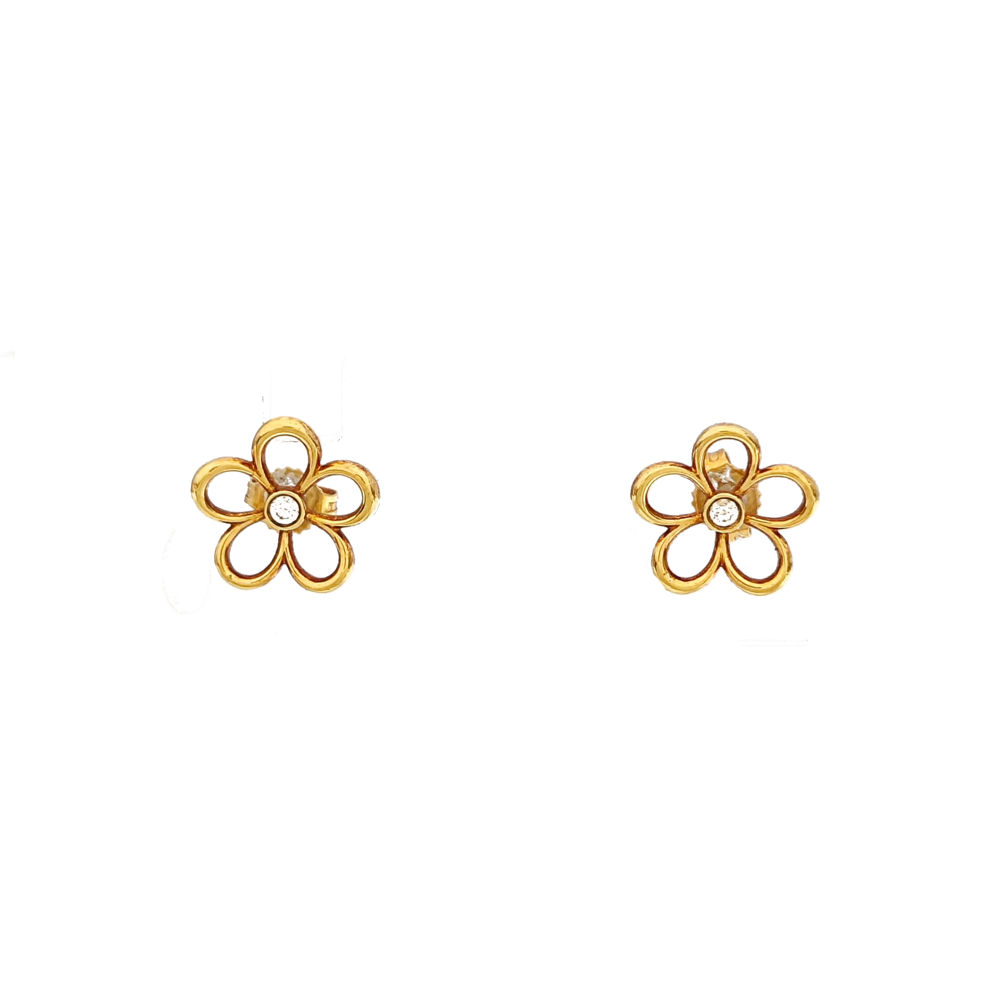 18k Rose Gold Stud Earrings