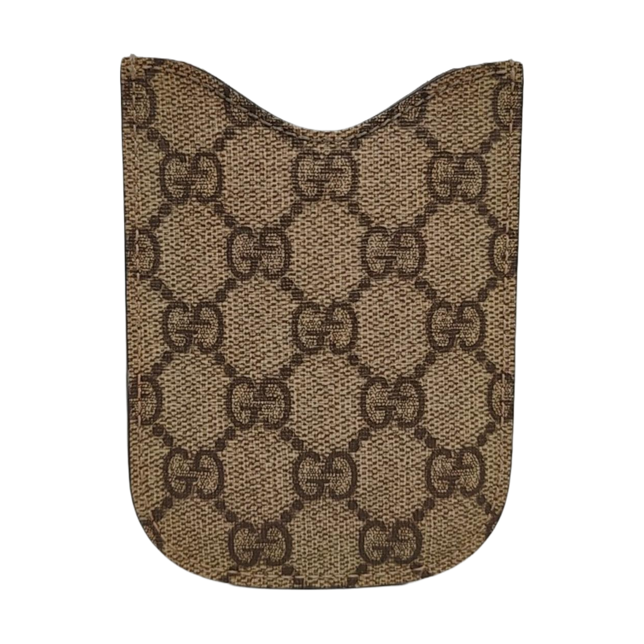 Monogram Coated Canvas Card Holder Beige
