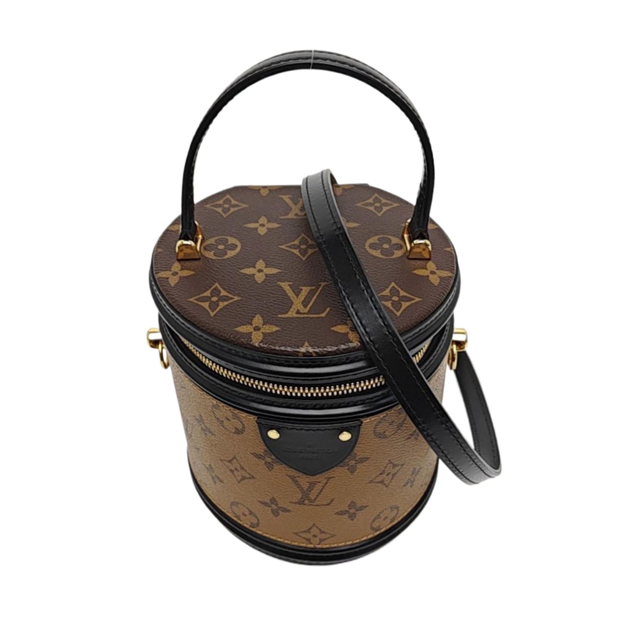 CANNES PM Monogram Coated Canvas Brown