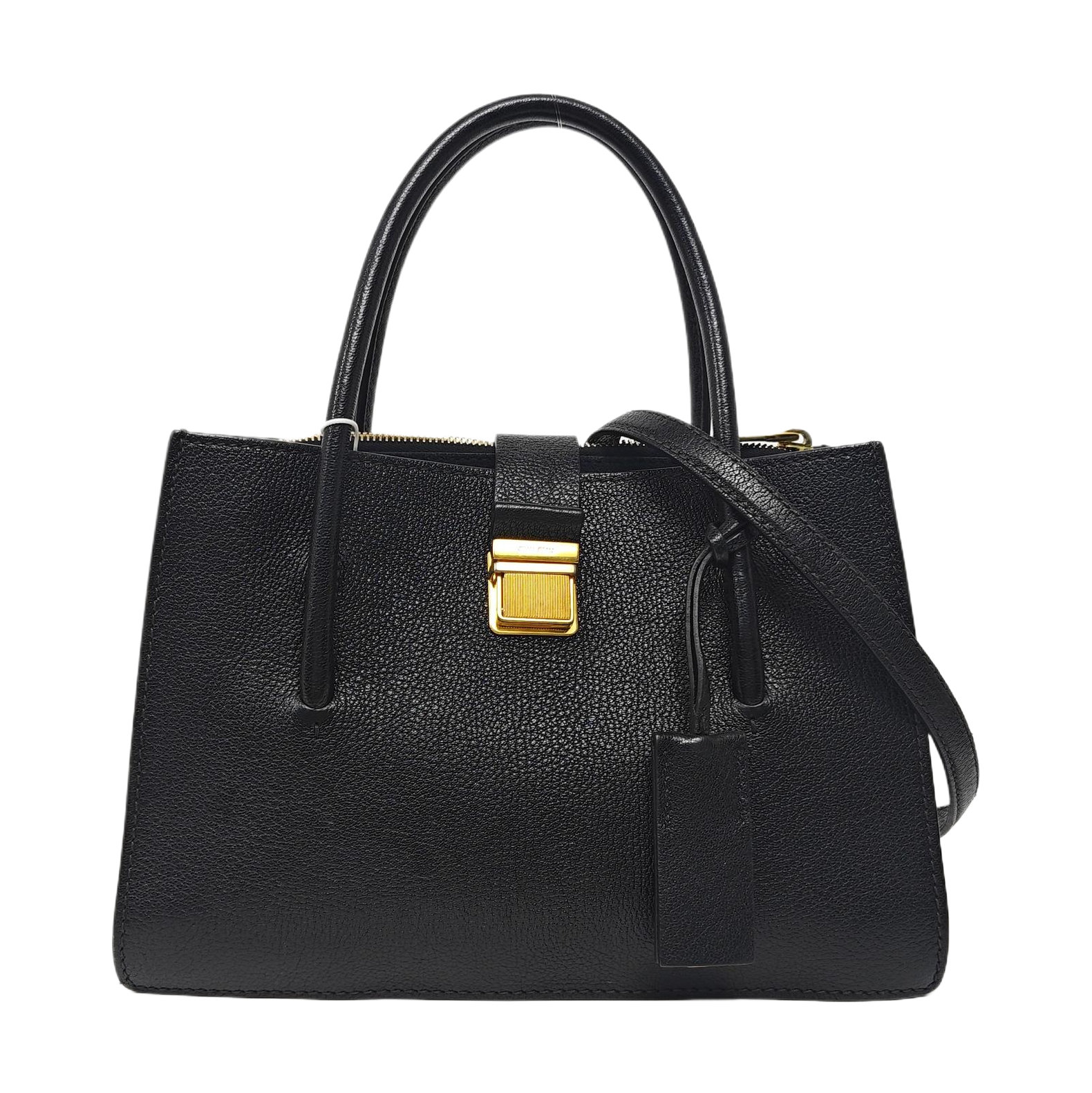 Calfskin Tote Bag Black