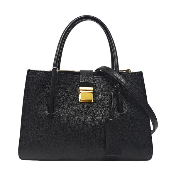 Calfskin Tote Bag Black