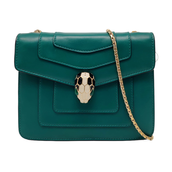 SERPENTI FOREVER Small Calfskin Green