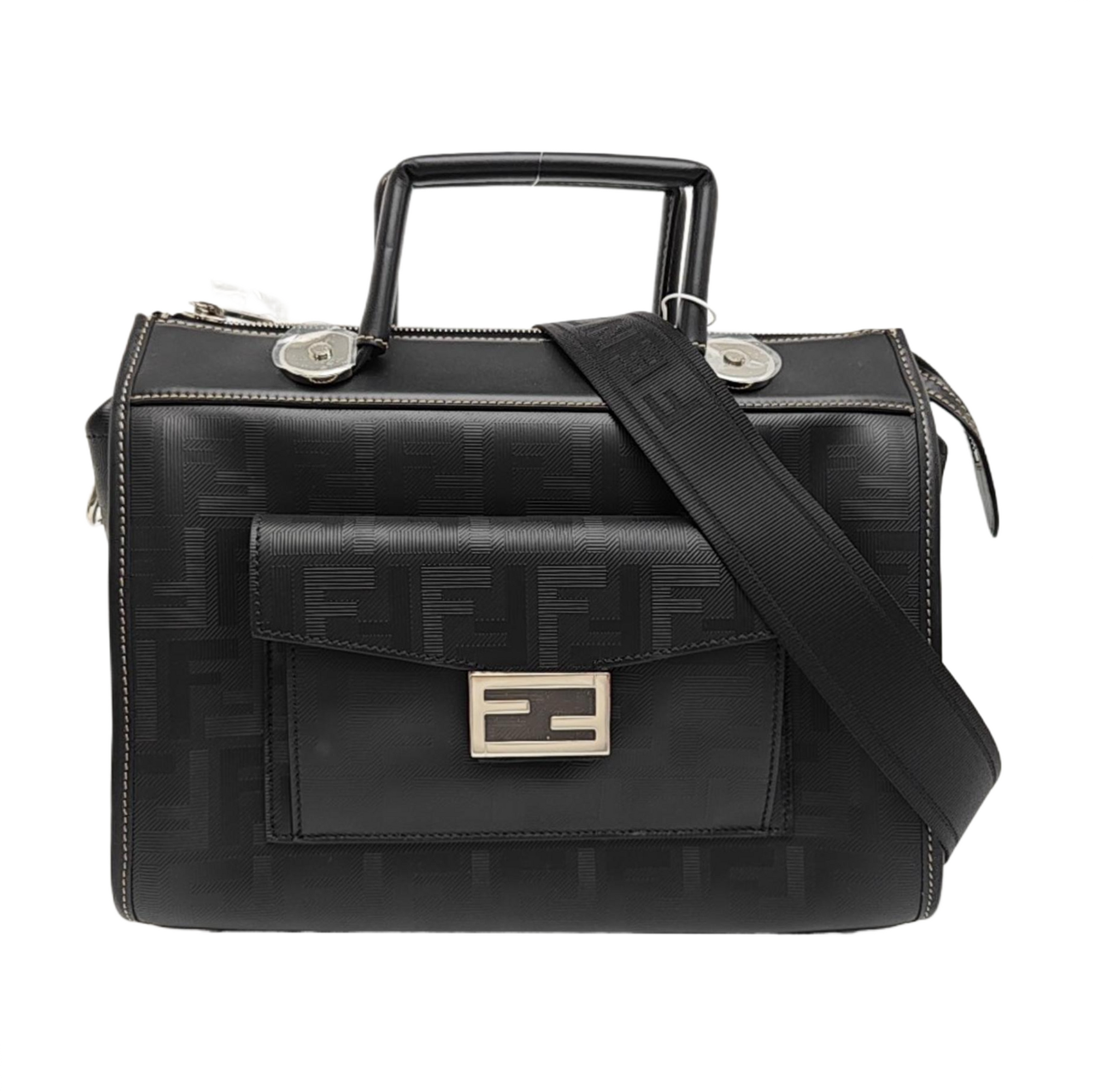 Calfskin Shoulder Bag Black