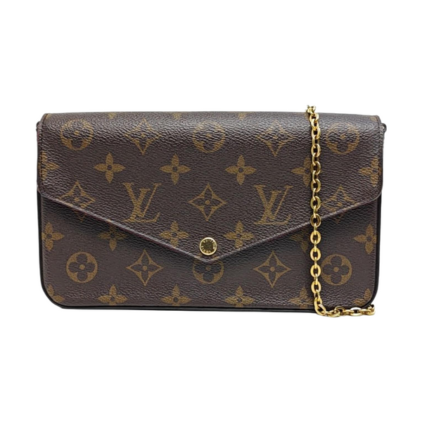 FÉLICIE Monogram Coated Canvas Brown