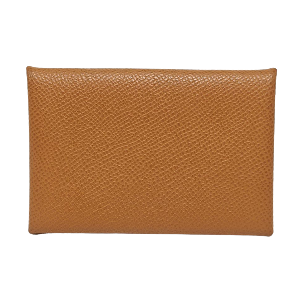 Calvi Epsom Brown Card Holder