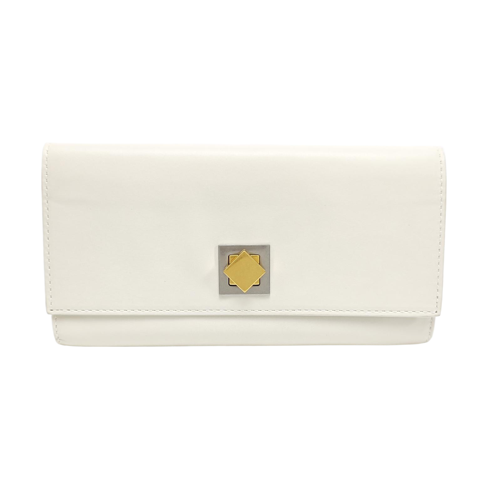 Calfskin Wallet White