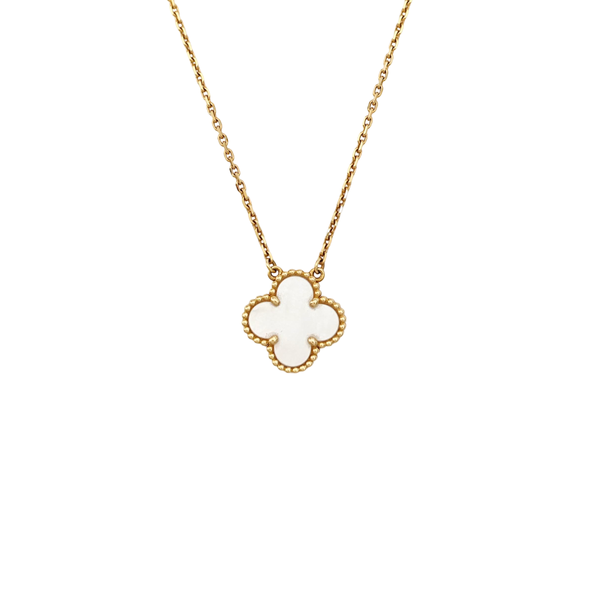 Vintage Alhambra 18k Gold Necklace