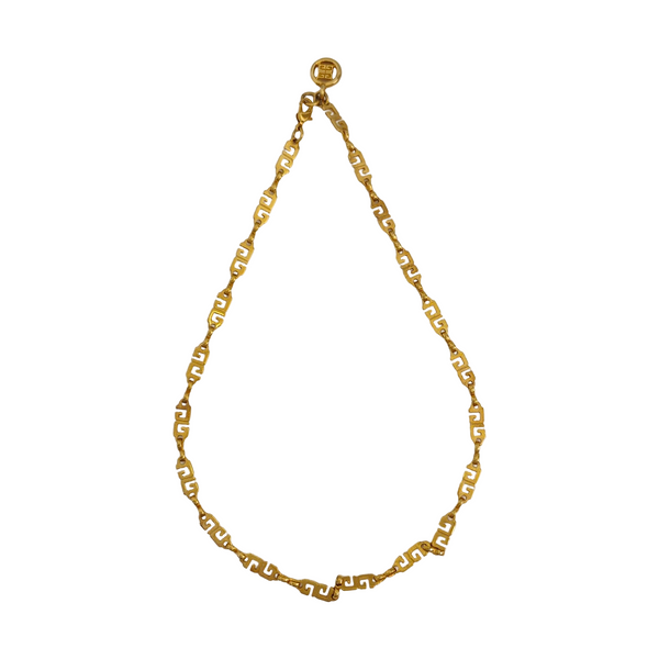 G Cube Metal Gold Necklace