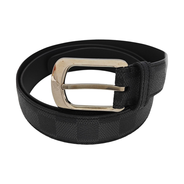 Coated Canvas Belt Black