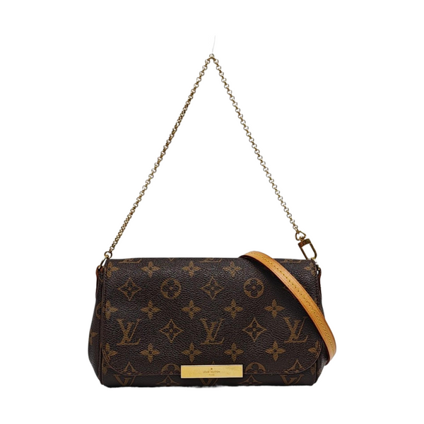 FAVORITE PM Monogram Coated Canvas Brown