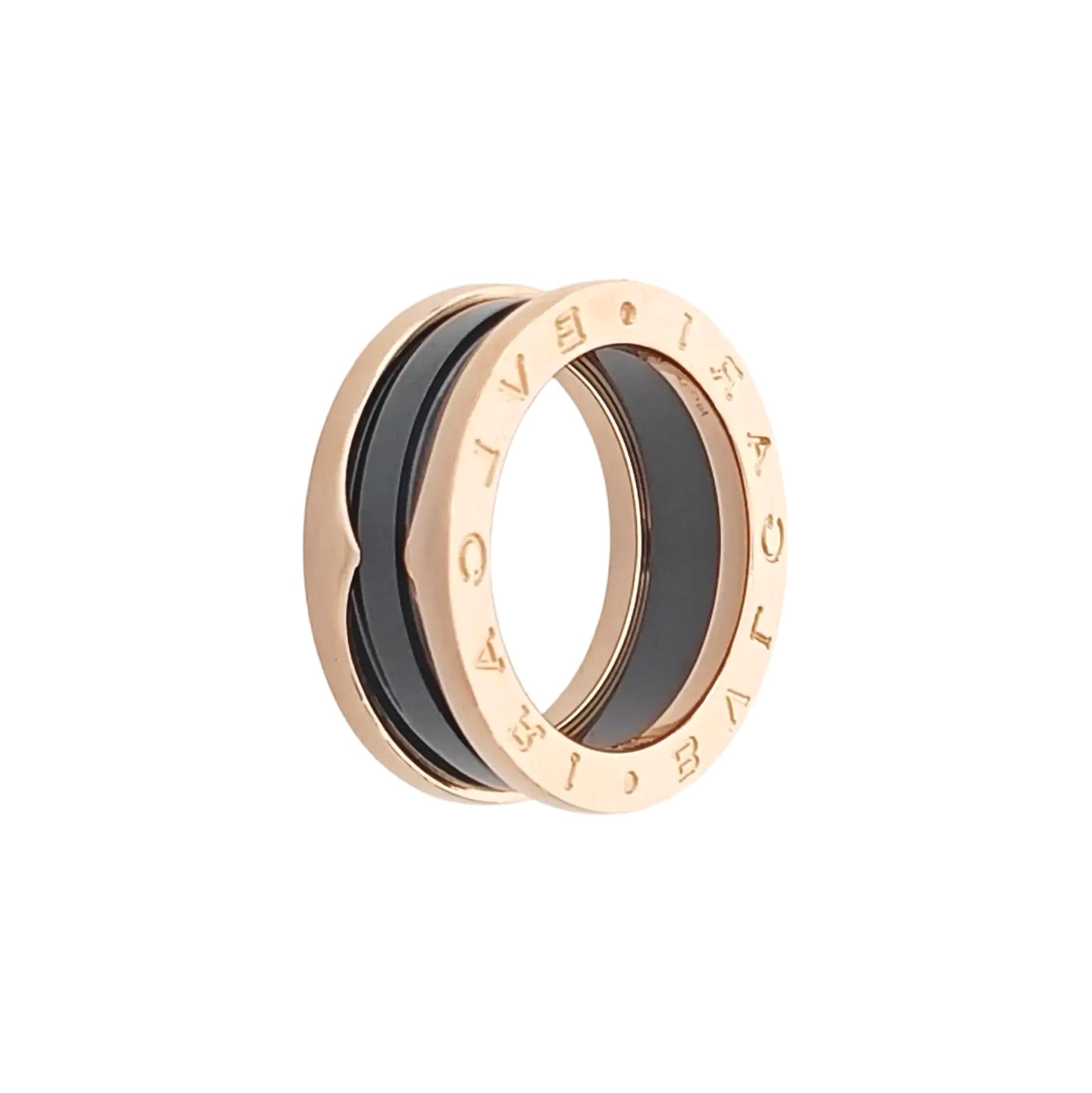Anillo B.ZERO1 de oro rosa de 18k UE 51