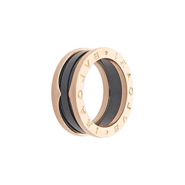 Anillo B.ZERO1 de oro rosa de 18k UE 51
