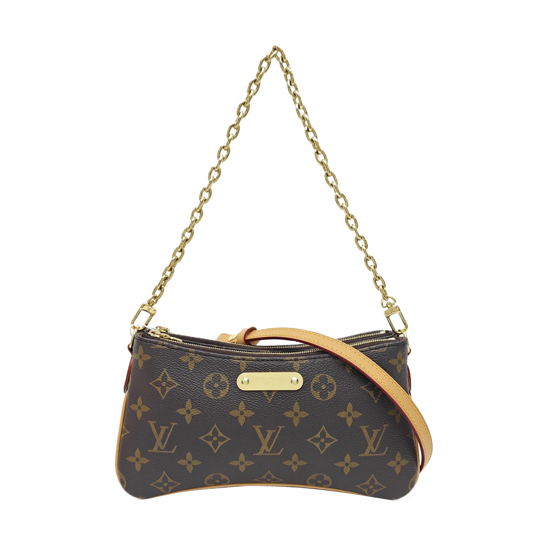 LIV POCHETTE Monogram Coated Canvas Brown