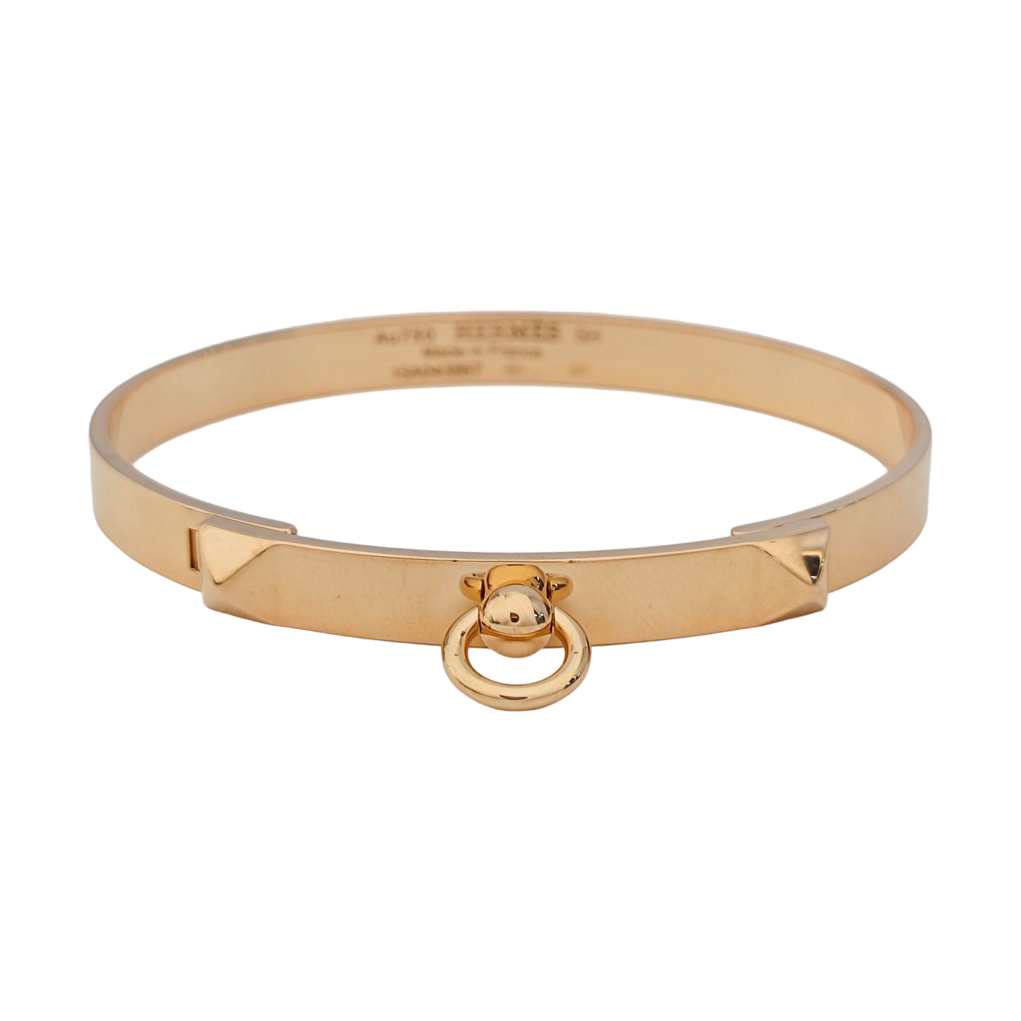 Collier De Chien 18k Rose Gold Bangle