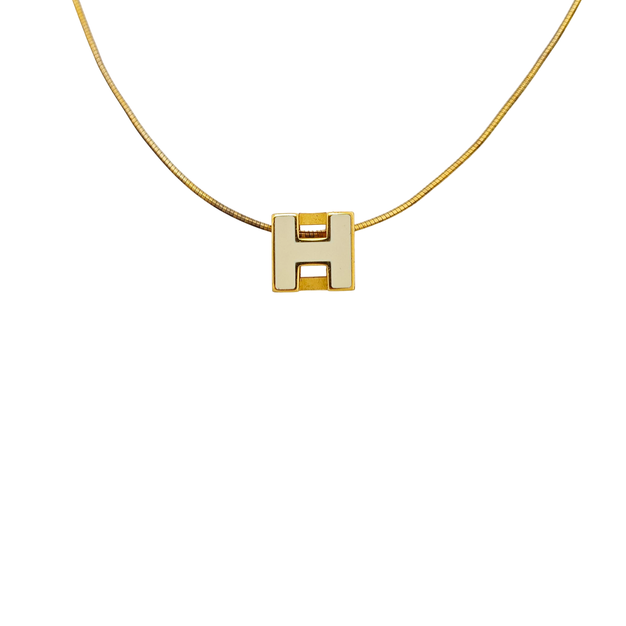 Cage D'h 925 Sterling Silver Gold Necklace