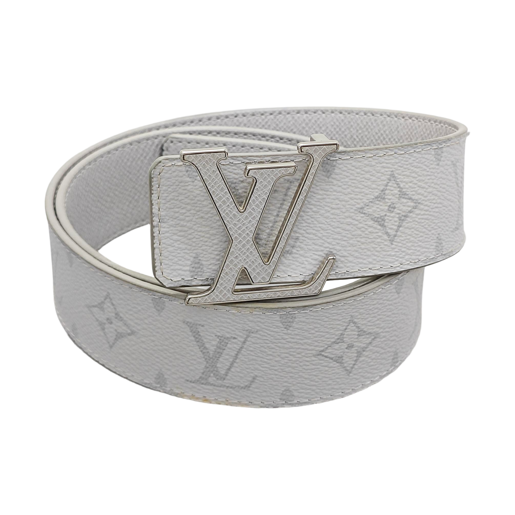 Coated Canvas Belt Gray